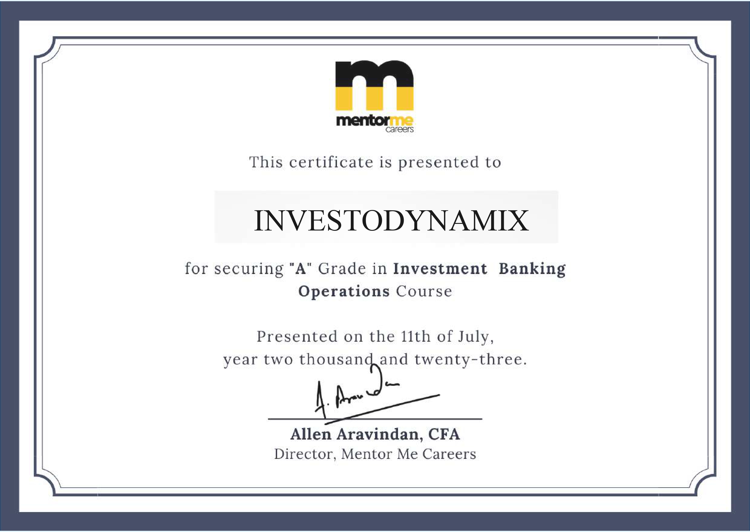 Certificate of Incorporation